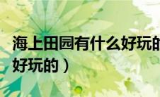 海上田园有什么好玩的景点（海上田园有什么好玩的）
