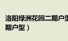 洛阳绿洲花园二期户型图纸（洛阳绿洲花园二期户型）