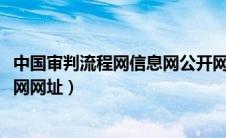 中国审判流程网信息网公开网2021（中国审判流程信息公开网网址）