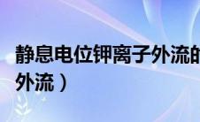 静息电位钾离子外流的阻力（静息电位钾离子外流）