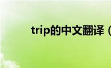 trip的中文翻译（trap什么意思）