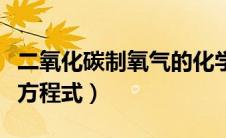 二氧化碳制氧气的化学方程式（制氧气的化学方程式）