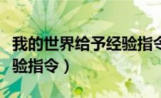 我的世界给予经验指令java（我的世界给予经验指令）