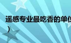 遥感专业最吃香的单位（遥感技术的发展趋势）