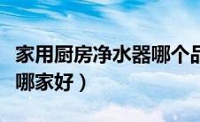 家用厨房净水器哪个品牌好（家用厨房净水器哪家好）