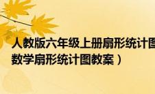 人教版六年级上册扇形统计图教学设计（人教版六年级上册数学扇形统计图教案）