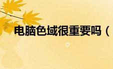 电脑色域很重要吗（电脑的色域是什么）