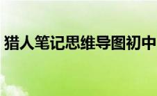 猎人笔记思维导图初中（猎人笔记思维导图）