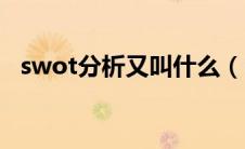 swot分析又叫什么（swot分析什么意思）
