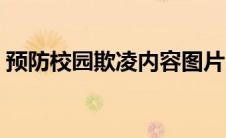 预防校园欺凌内容图片（预防校园欺凌内容）