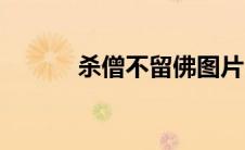 杀僧不留佛图片（杀僧不留佛）