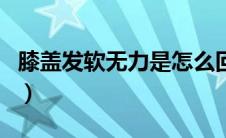 膝盖发软无力是怎么回事（膝盖以下酸软无力）