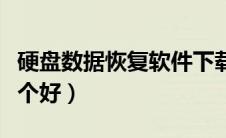 硬盘数据恢复软件下载（硬盘数据恢复软件哪个好）