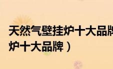 天然气壁挂炉十大品牌都有哪些（天然气壁挂炉十大品牌）