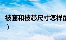 被套和被芯尺寸怎样配（被套和被芯尺寸搭配）