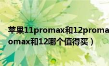 苹果11promax和12promax哪个更值得买（iphone11promax和12哪个值得买）