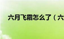 六月飞霜怎么了（六月飞霜为什么被禁）