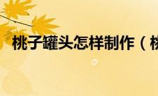 桃子罐头怎样制作（桃子罐头家庭自制法）