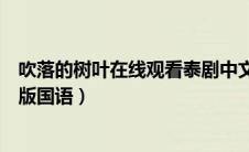 吹落的树叶在线观看泰剧中文（吹落的树叶泰剧在线看完整版国语）