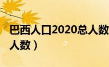 巴西人口2020总人数几亿（巴西人口2020总人数）