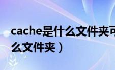 cache是什么文件夹可以删除吗（cache是什么文件夹）