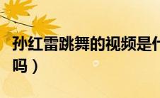 孙红雷跳舞的视频是什么节目（孙红雷会跳舞吗）