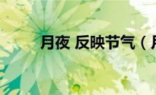 月夜 反映节气（月夜反映的节气）