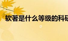 软著是什么等级的科研成果（软著是什么）