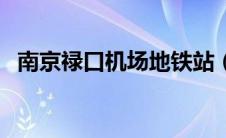 南京禄口机场地铁站（南京禄口机场地铁）