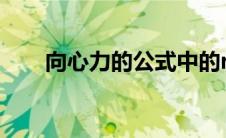 向心力的公式中的r（向心力的公式）