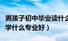 男孩子初中毕业读什么职业好（男孩初中毕业学什么专业好）