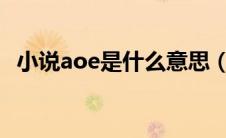 小说aoe是什么意思（小说oe是什么意思）