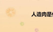 人造肉是什么做的