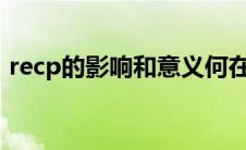 recp的影响和意义何在?（recp是什么意思）