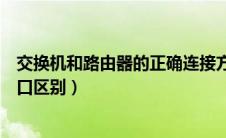 交换机和路由器的正确连接方法（路由器千兆端口和百兆端口区别）