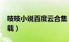 吱吱小说百度云合集（吱吱小说txt百度云下载）