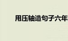 用压轴造句子六年级（用压轴造句）