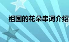祖国的花朵串词介绍（祖国的花朵串词）