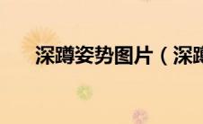 深蹲姿势图片（深蹲的正确姿势图解）