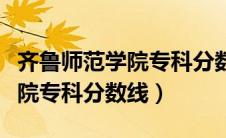 齐鲁师范学院专科分数线艺术类（齐鲁师范学院专科分数线）