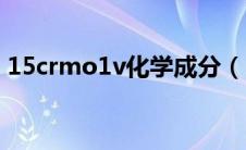 15crmo1v化学成分（15CrMo的化学成分）