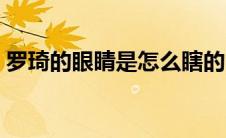 罗琦的眼睛是怎么瞎的（罗琦眼睛怎么瞎的）