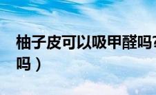柚子皮可以吸甲醛吗?（柚子皮可以吸收甲醛吗）