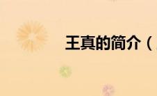 王真的简介（王真念什么）