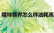 福特领界怎么样油耗高吗（福特领界怎么样）