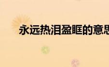 永远热泪盈眶的意思（永远热泪盈眶）