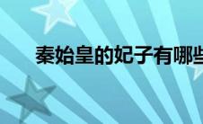 秦始皇的妃子有哪些（秦始皇的妃子）