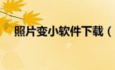 照片变小软件下载（图片变小处理软件）