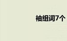 袖组词7个（袖组词）