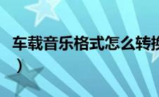 车载音乐格式怎么转换（车载音乐格式转换器）